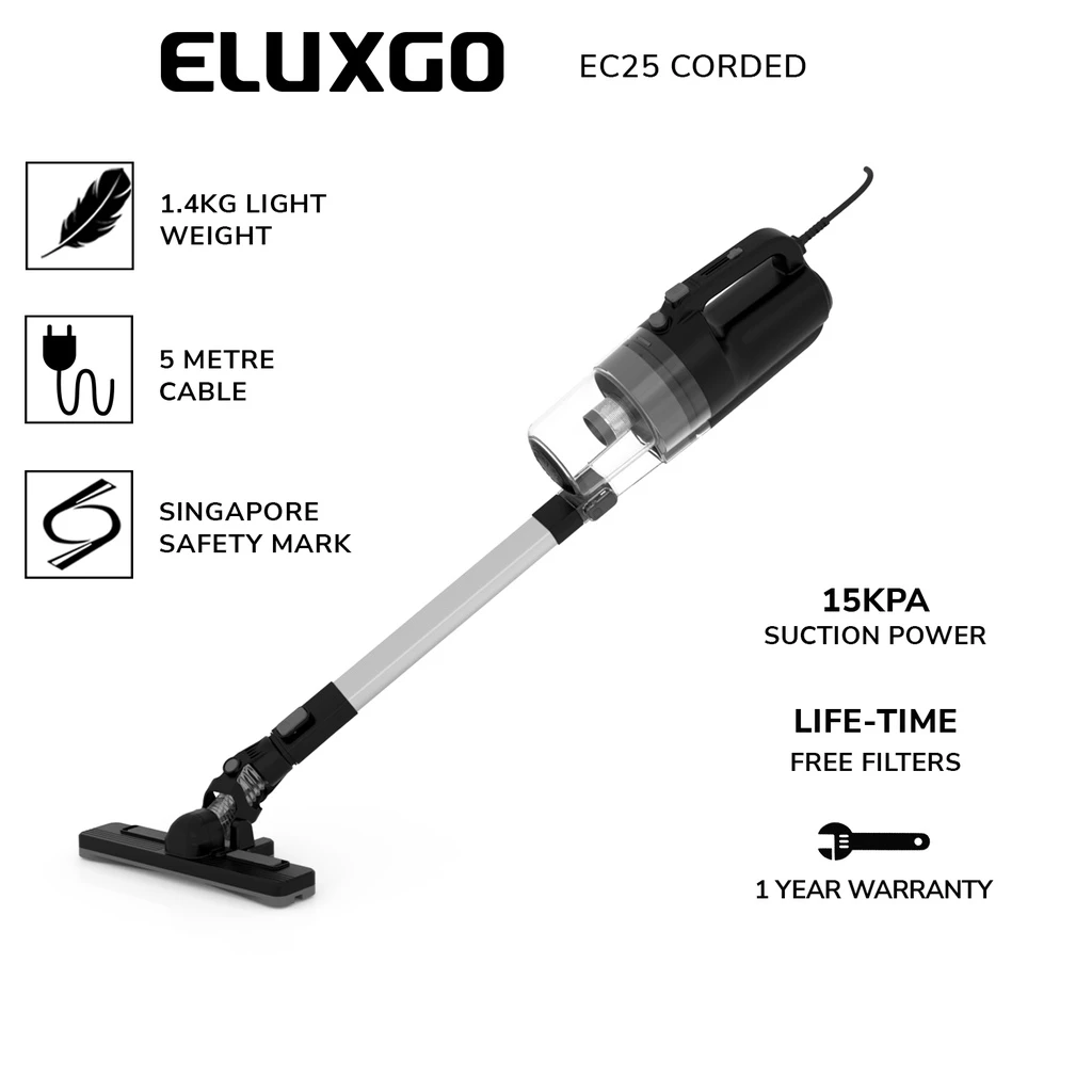 ELUXGO EC25 Infinite Speed Vacuum Cleaner – Malaysia Store