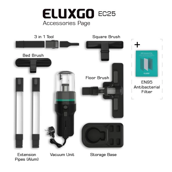 ELUXGO EC25 Infinite Speed Vacuum Cleaner