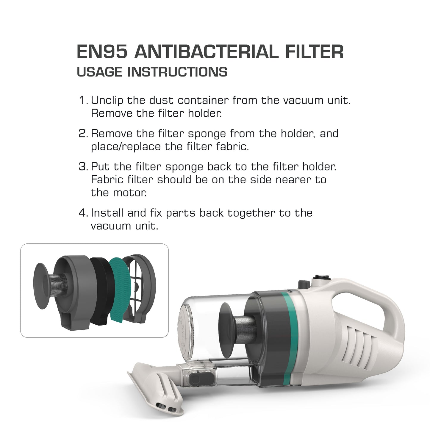 EC19B Bed Vacuum Cleaner